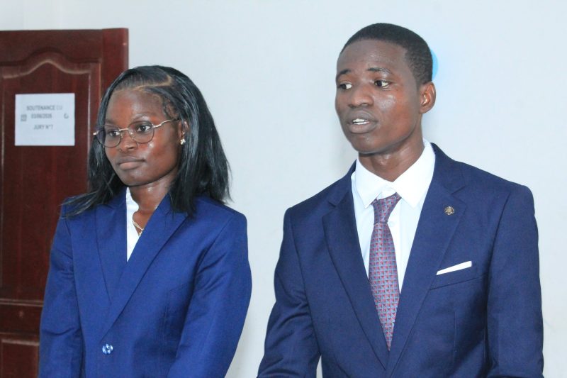 Mahouna Paul-Marie Rosario GANDONOU en prise de parole professionnelle